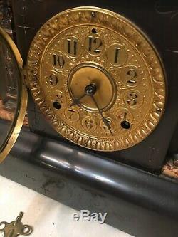 Antique Seth Thomas Adamantine Mantle Clock