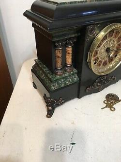 Antique Seth Thomas Adamantine Mantle Clock