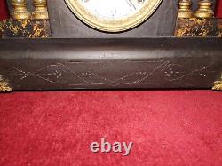 Antique Seth Thomas Adamantine Mantle Clock 1800s Not Working please read