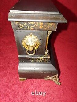 Antique Seth Thomas Adamantine Mantle Clock 1800s Not Working please read