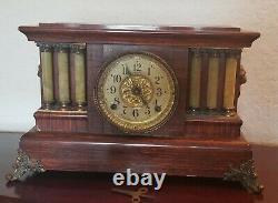 Antique Seth Thomas Adamantine Mantle Clock 1880's Early 1900's Made America