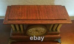 Antique Seth Thomas Adamantine Mantle Clock 1880's Early 1900's Made America