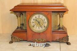 Antique Seth Thomas Adamantine Mantle Clock 1901 Deluxe Model Serviced