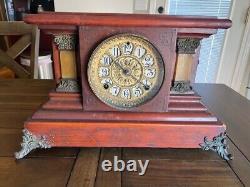 Antique Seth Thomas Adamantine Mantle Clock 1901 Nice