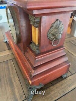 Antique Seth Thomas Adamantine Mantle Clock 1901 Nice