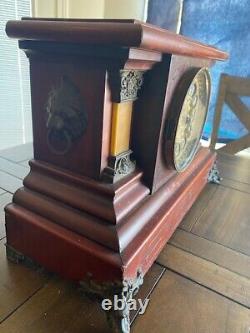 Antique Seth Thomas Adamantine Mantle Clock 1901 Nice