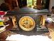 Antique-seth Thomas-adamantine-mantle Clock-ca. 1900-to Restore-#p172