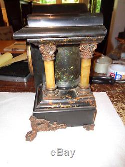 Antique-Seth Thomas-Adamantine-Mantle Clock-Ca. 1900-To Restore-#P172