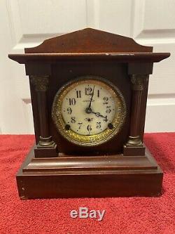 Antique Seth Thomas Adamantine Mantle Clock Circa Early 1900's
