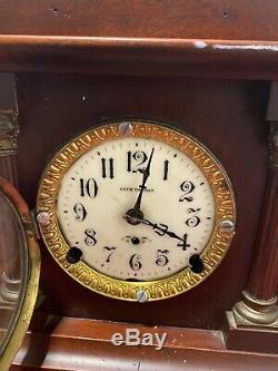 Antique Seth Thomas Adamantine Mantle Clock Circa Early 1900's