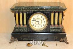 Antique Seth Thomas Adamantine Mantle Clock Early 1900's Serviced & Running