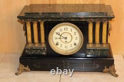 Antique Seth Thomas Adamantine Mantle Clock Early 1900's Serviced & Running