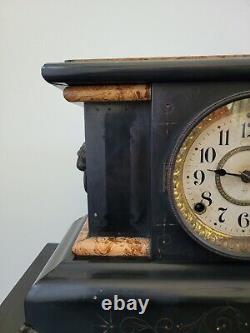 Antique Seth Thomas Adamantine Mantle Clock Made in 1901 Parts