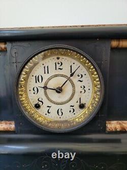 Antique Seth Thomas Adamantine Mantle Clock Made in 1901 Parts