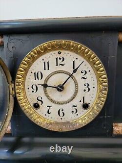 Antique Seth Thomas Adamantine Mantle Clock Made in 1901 Parts