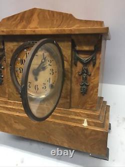 Antique Seth Thomas Adamantine Mantle Clock Made in USA