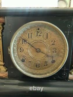 Antique Seth Thomas Adamantine Mantle Clock Pat. 1880