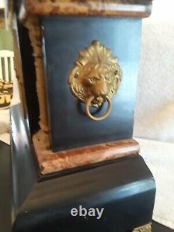 Antique Seth Thomas Adamantine Mantle Clock Pat. 1880