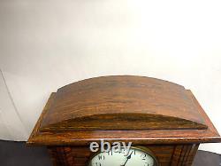 Antique Seth Thomas Adamantine Mantle Clock ROSEWOOD DESIGN, WORKING CLOCK WithCH