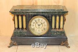 Antique Seth Thomas Adamantine Mantle Clock Running C. 1905