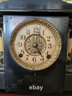 Antique Seth Thomas Adamantine Mantle Clock Shasta 1900s 89AD Movement RARE