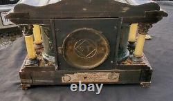 Antique Seth Thomas Adamantine Mantle Clock / Working Condition