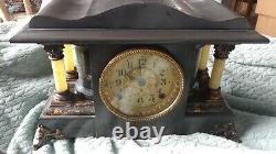 Antique Seth Thomas Adamantine Orion Mantle Clock, Circa 1905