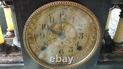 Antique Seth Thomas Adamantine Orion Mantle Clock, Circa 1905