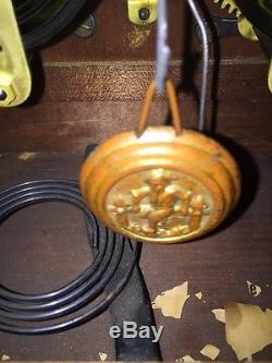 Antique Seth Thomas Adamantine Shelf Clock Serviced Perfect Original Glass Pendu