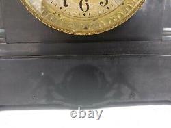 Antique Seth Thomas Adamantine Wind up Mantle Clock No. 102 1880's For Parts