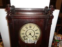 Antique-Seth Thomas Albion Walnut shelf Clock-Ca. 1880-To Restore-#T850