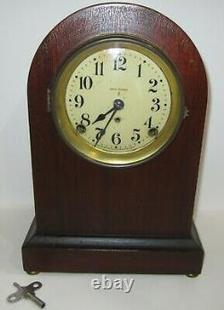 Antique Seth Thomas Arch Top Mantel Clock 8-day, Time/strike, Key-wind