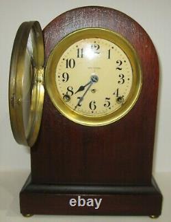 Antique Seth Thomas Arch Top Mantel Clock 8-day, Time/strike, Key-wind