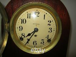Antique Seth Thomas Arch Top Mantel Clock 8-day, Time/strike, Key-wind