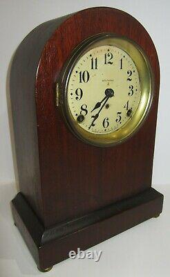 Antique Seth Thomas Arch Top Mantel Clock 8-day, Time/strike, Key-wind