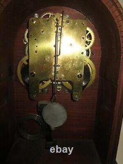 Antique Seth Thomas Arch Top Mantel Clock 8-day, Time/strike, Key-wind