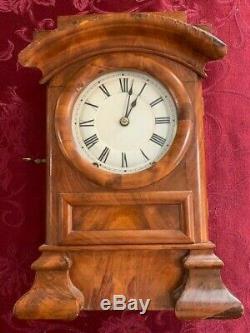 Antique Seth Thomas Arch Top Parlor Shelf Mantle Clock