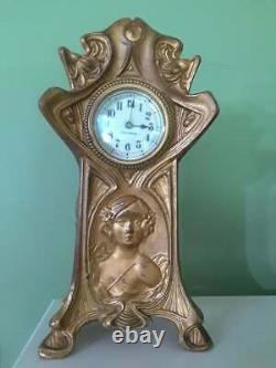 Antique Seth Thomas Art Nouveau Clock, 10High x 5 wide