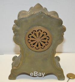 Antique Seth Thomas Art Nouveau Medusa Head Mantel Clock for restoration