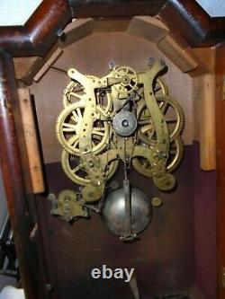 Antique-Seth Thomas Atlanta City-Walnut Shelf Clock-Ca. 1885-To Restore-#F462