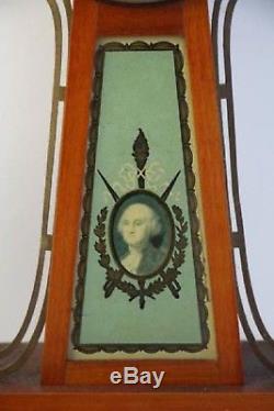 Antique Seth Thomas Banjo Clock George Washington