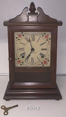 Antique Seth Thomas Bedford Mantle Shelf Clock 7684 No Gong w Key