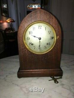 Antique Seth Thomas Beehive Mahogany Case Clock W Chimes