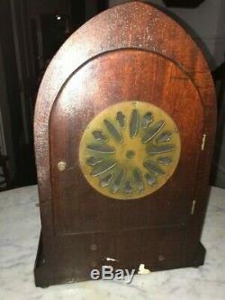 Antique Seth Thomas Beehive Mahogany Case Clock W Chimes