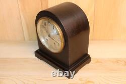 Antique Seth Thomas Beehive Round Top Time & Strike Mantle Clock Serviced