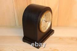 Antique Seth Thomas Beehive Round Top Time & Strike Mantle Clock Serviced