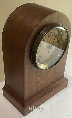 Antique Seth Thomas Beehive Shelf Mantel Gong Chime Clock 8 Day 89AD Movement