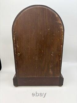 Antique Seth Thomas Beehive Shelf Mantel Gong Chime Clock 8 Day 89AD Movement