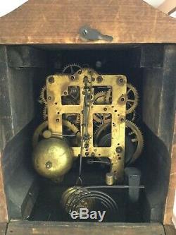 Antique Seth Thomas Bell Mantle Clock Working