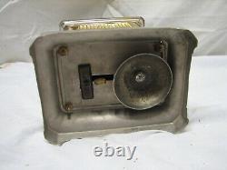 Antique Seth Thomas Brass Case Carriage Clock Glass Side Window Alarm